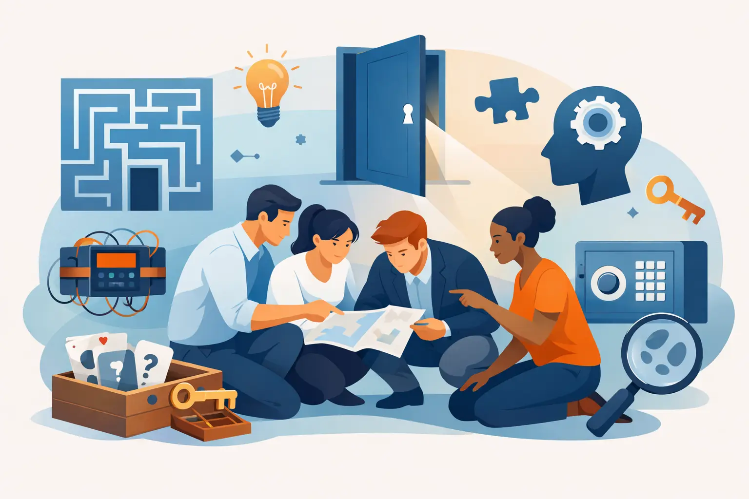 8 benefits of escape rooms for teams