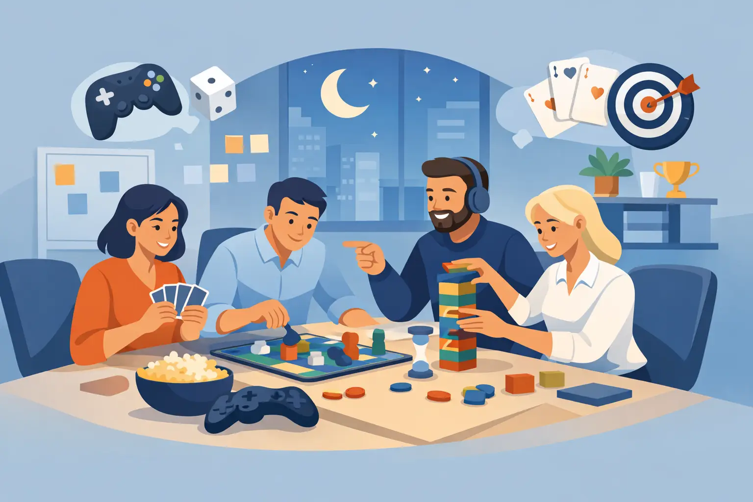 How to Organize Office Game Night That Works