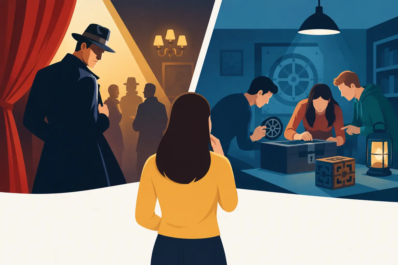 Live Actor Mystery vs Escape Room: Choose Yours