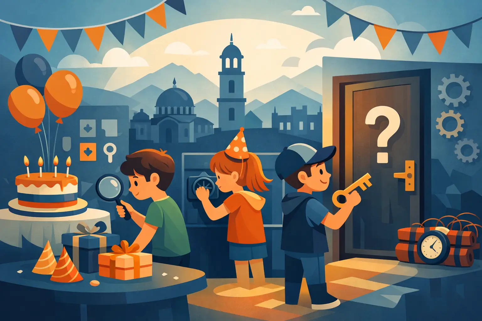 Детски рожден ден с ескейп стая в София