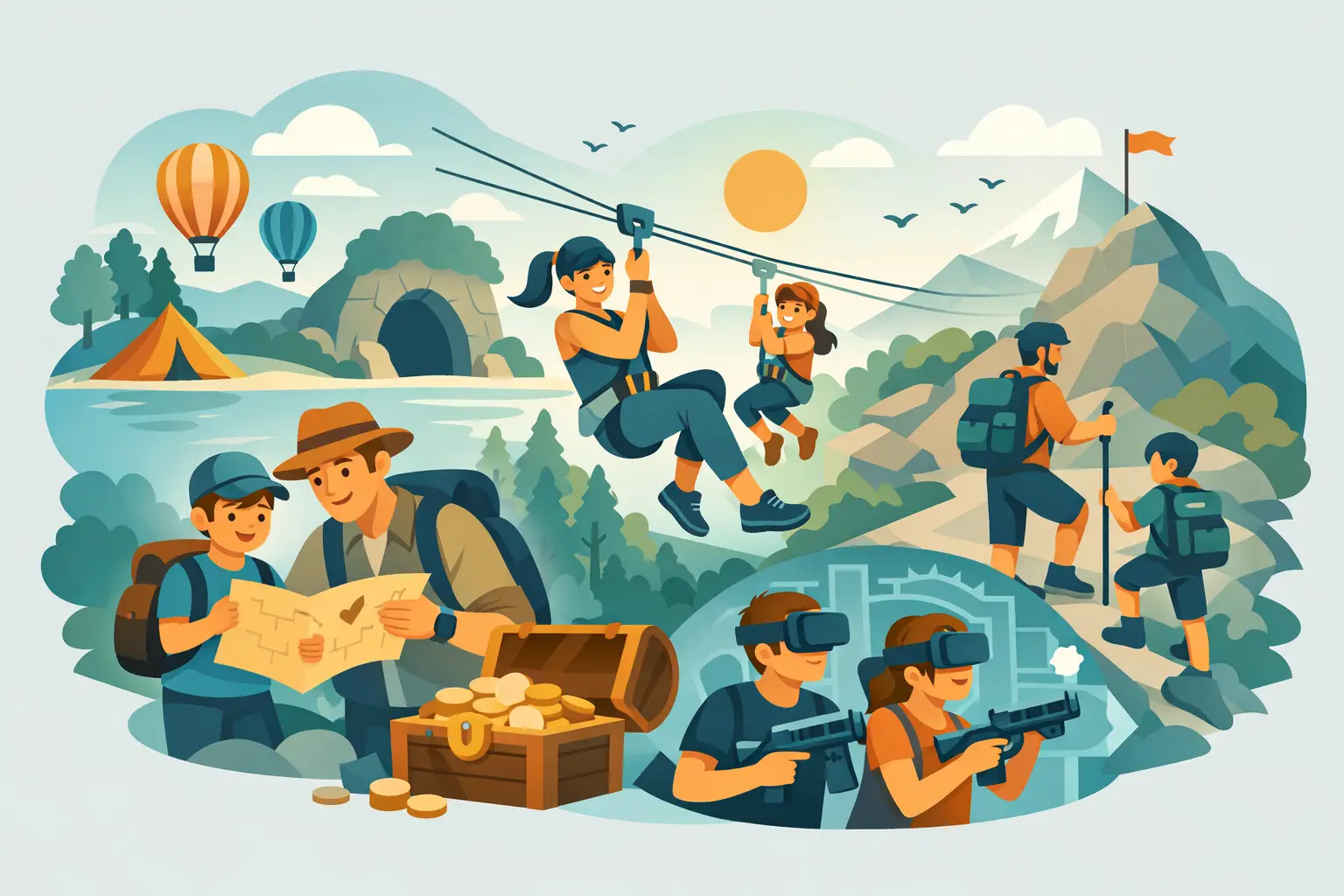 Приключенски игри за деца и възрастни