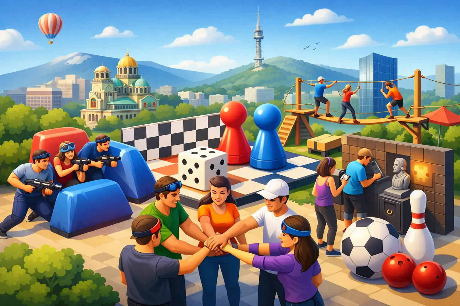 Големи групови игри в София - как да избереш